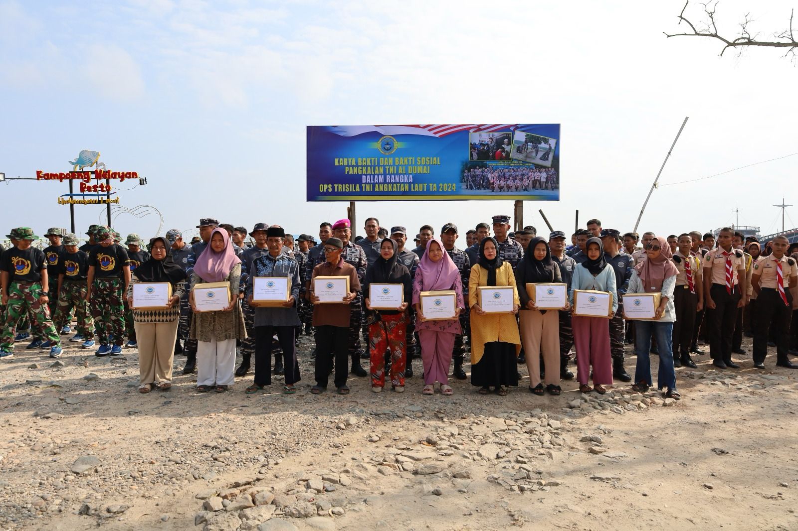 Satgas Ops Trisila TNI AL Tahun 2024 Laksanakan Karya Bakti dan Baksos ...